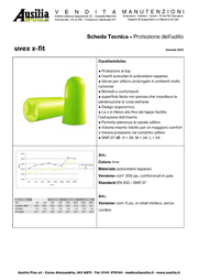 INSERTI AURICOLARI UVEX X-FIT